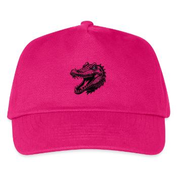 Krokodil - Kinder Basecap - Fuchsia - Vorne