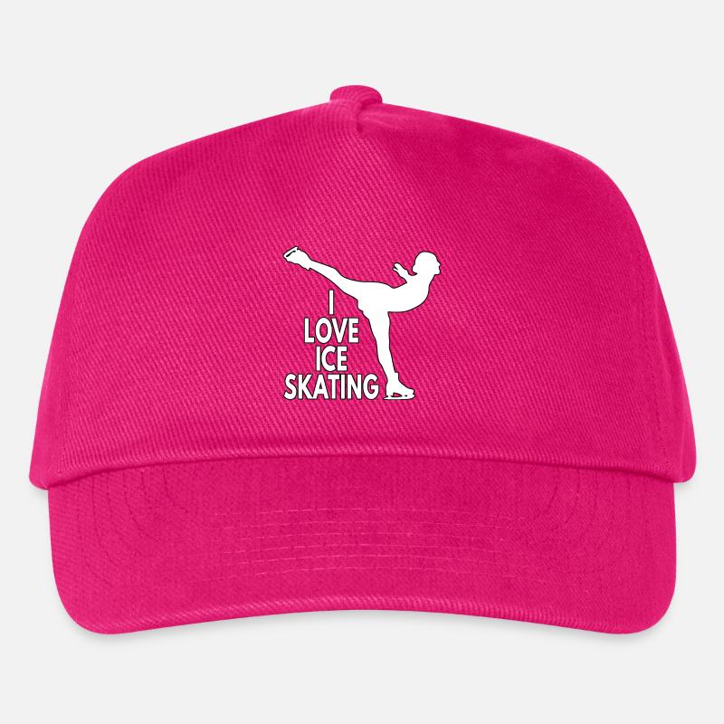 LIEBE EISLAUFEN - Kinder Basecap - Fuchsia