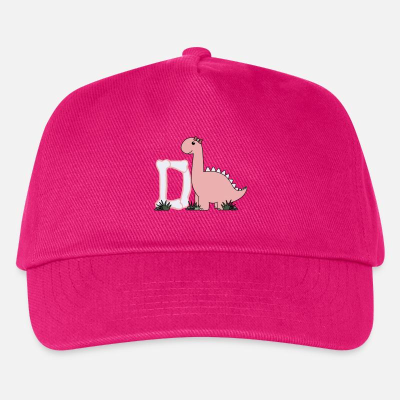 Letter D - Kids’ Baseball Cap - fuchsia