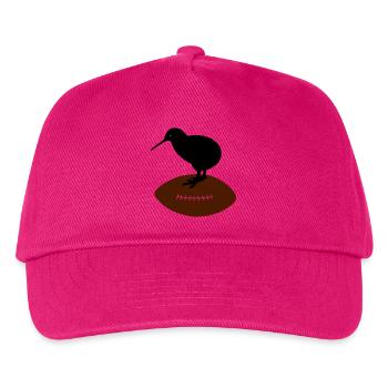 Kiwi Rugby - Kids’ Baseball Cap - fuchsia - Front