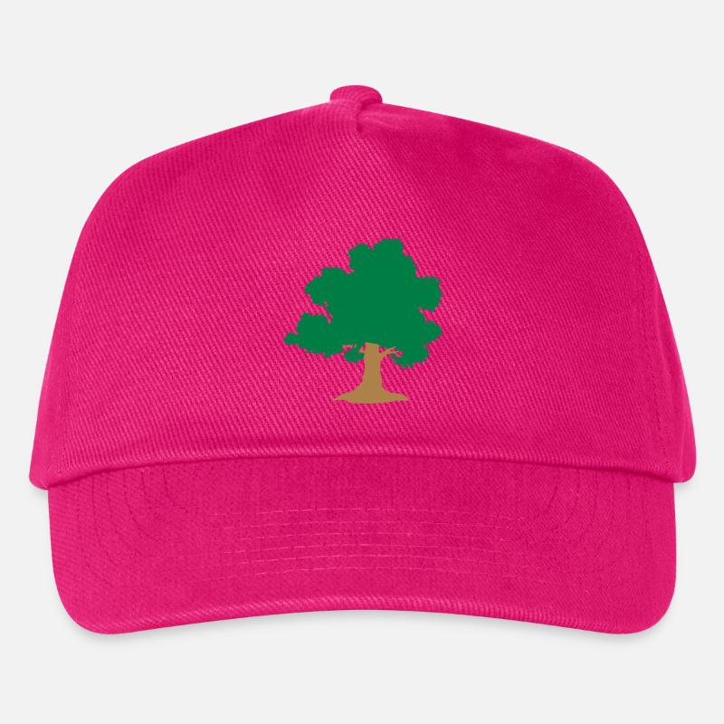 wild tree Baum - Kinder Basecap - Fuchsia