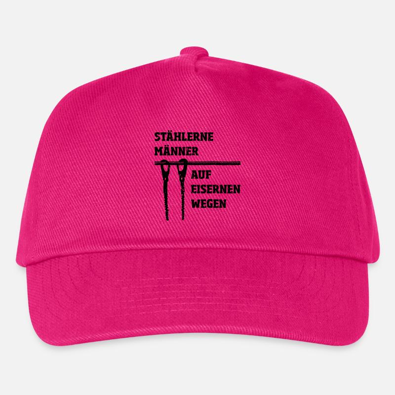 Klettersteig für harte Männer - Kinder Basecap - Fuchsia