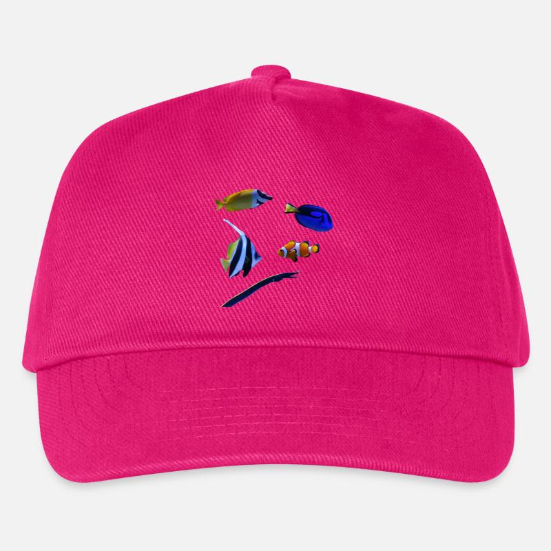 Meeresfische - Kinder Basecap - Fuchsia