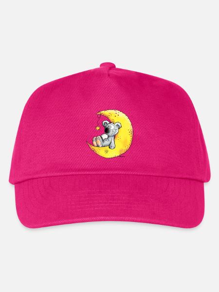 Koala im Mond - Kinder Basecap - Fuchsia