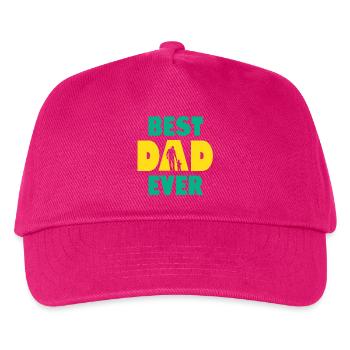 Best Dad Ever - Kids’ Baseball Cap - fuchsia - Front