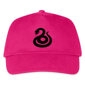 Figure d’ombre de serpent du zodiaque chinois - Casquette de baseball Enfant - fuchsia - Devant
