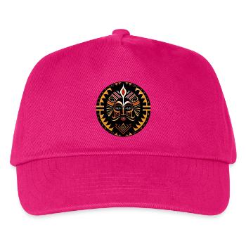 Afrika Totem Stammes-Tattoo - Kinder Basecap - Fuchsia - Vorne