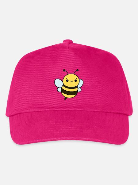 Biene - Kinder Basecap - Fuchsia