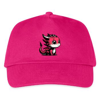 Drache - Kinder Basecap - Fuchsia - Vorne