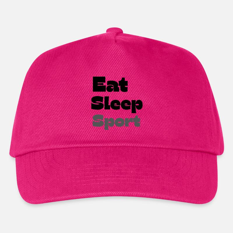 Essen Schlaf Sport - Kinder Basecap - Fuchsia