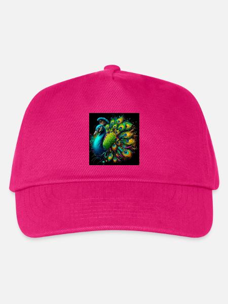 Pfau - Kinder Basecap - Fuchsia