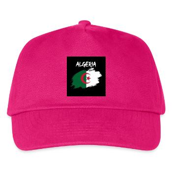 Algerien - Kinder Basecap - Fuchsia - Vorne