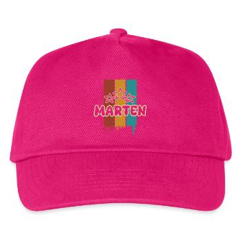 Gift for Marten - Kids’ Baseball Cap - fuchsia - Front