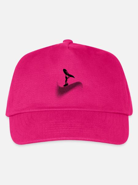 Wingfoiler auf Welle - Kinder Basecap - Fuchsia