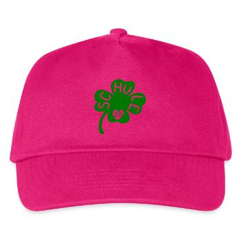 Schule 26 Kleeblatt - Kinder Basecap - Fuchsia - Vorne