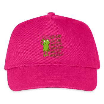 Ich kam ich sah und hatte vergessen was ich wollte - Kinder Basecap - Fuchsia - Vorne