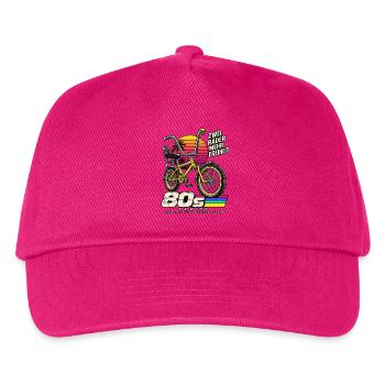 80er BMX Freiheit – Zweiräder - Kinder Basecap - Fuchsia - Vorne