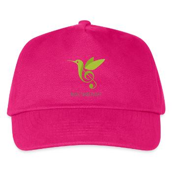 Music Takes Flight – Kolibri Musik Design - Kinder Basecap - Fuchsia - Vorne