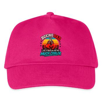 Boxvater Trainer Boxer Boxer Kampfsport Kunst - Kinder Basecap - Fuchsia - Vorne