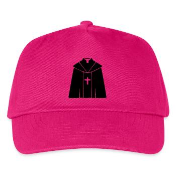 Priester Pfarrer Theologie Geschenk Christentum  - Kinder Basecap - Fuchsia - Vorne