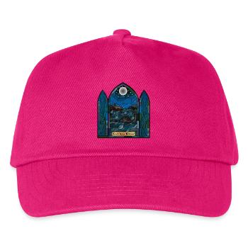 Loch Ness Monster Buntglas - Kinder Basecap - Fuchsia - Vorne