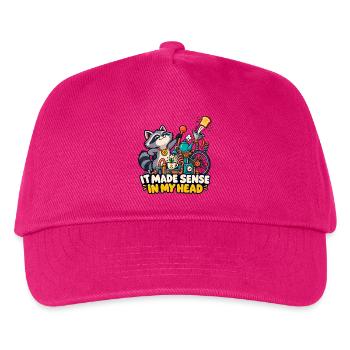 Das ergab in meinem Kopf Sinn - Kinder Basecap - Fuchsia - Vorne