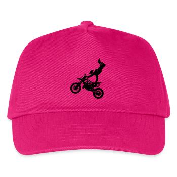 Motorcycle cross6 - Kids’ Baseball Cap - fuchsia - Front