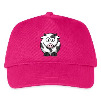 cow - Kids’ Baseball Cap - fuchsia - Front