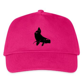 Fur Seal - Kids’ Baseball Cap - fuchsia - Front