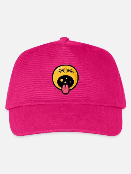 Smiley distaste - Kinder Basecap - Fuchsia