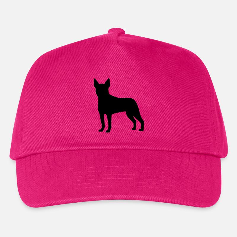 Boston Terrier - Kinder Basecap - Fuchsia
