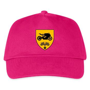 Motorrad - Kinder Basecap - Fuchsia - Vorne