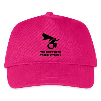 Vous n’avez pas besoin de marcher pour voler # - Casquette de baseball Enfant - fuchsia - Devant