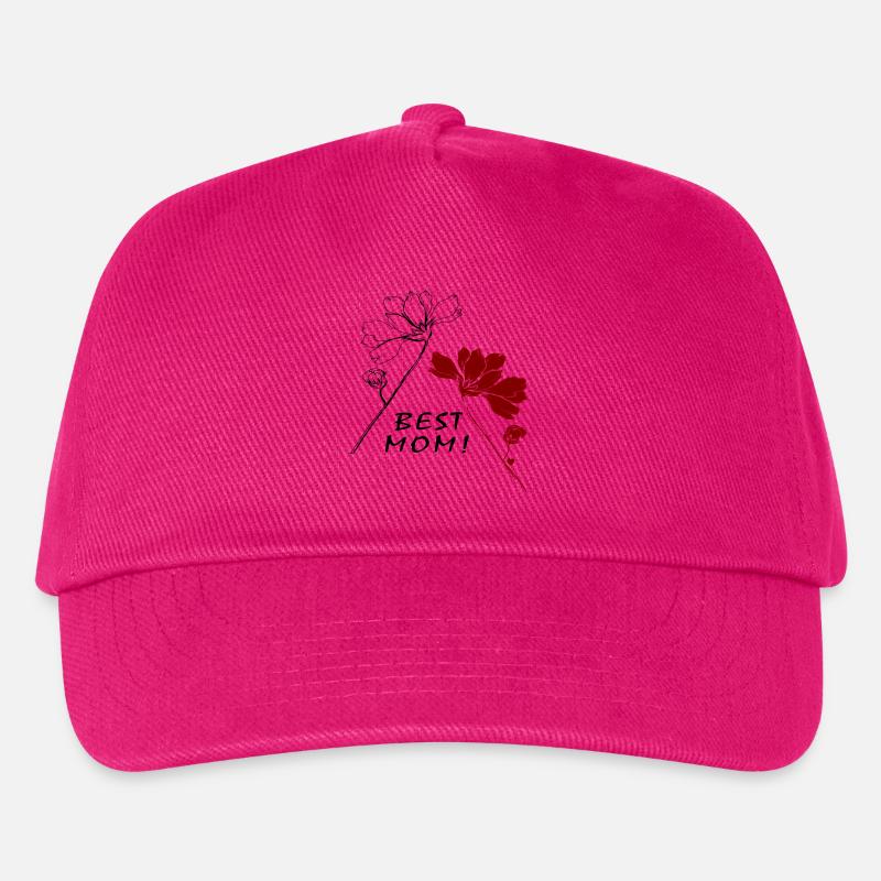 Best Mom - Kinder Basecap - Fuchsia