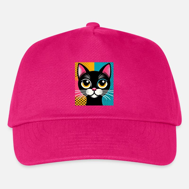 Katze - Kinder Basecap - Fuchsia