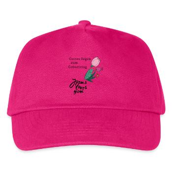 La bénédiction de Dieu le jour de votre anniversaire - Casquette de baseball Enfant - fuchsia - Devant