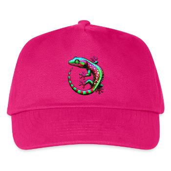 Gecko - Kinder Basecap - Fuchsia - Vorne