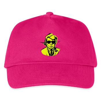 Man Art Illustration - Kinder Basecap - Fuchsia - Vorne