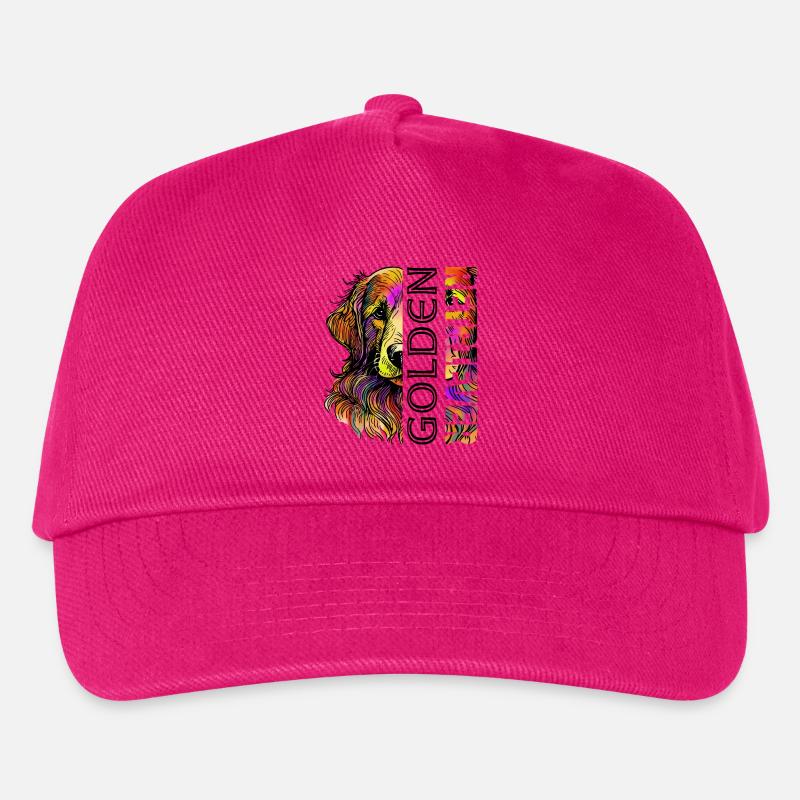 Golden Retriever - Kinder Basecap - Fuchsia