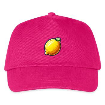 Lemon Joyful Cartoon Yellow - Kids’ Baseball Cap - fuchsia - Front