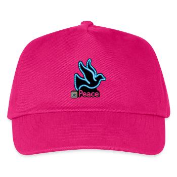DOVE NEON - peace & love - Kids’ Baseball Cap - fuchsia - Front