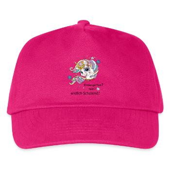 endlich Schulkind - Kinder Basecap - Fuchsia - Vorne