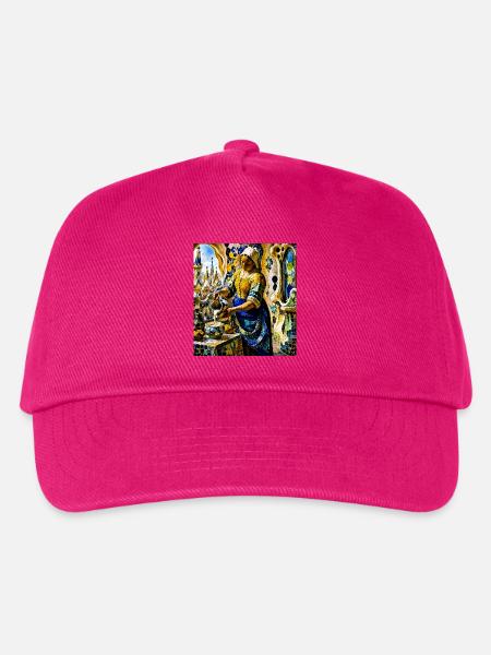 Mosaik - Kinder Basecap - Fuchsia
