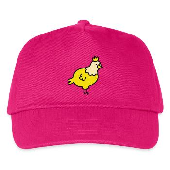 Royal Chick Cartoon - Kids’ Baseball Cap - fuchsia - Front