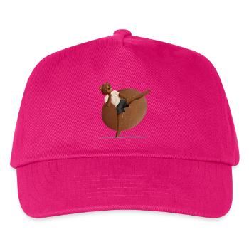 Kuschelbär Karate Kick - Kinder Basecap - Fuchsia - Vorne