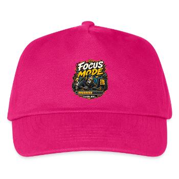 Focus Mode - Kinder Basecap - Fuchsia - Vorne
