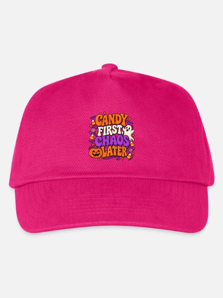 Halloween Spruch - Kinder Basecap - Fuchsia