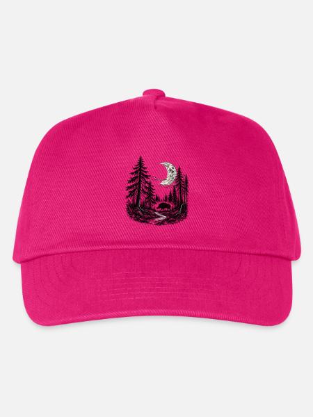 Mystischer Wald - Kinder Basecap - Fuchsia