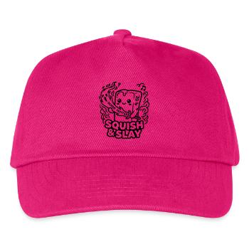 Squish & Slay – Butter Squishy Demon Hunter Kawaii - Kinder Basecap - Fuchsia - Vorne