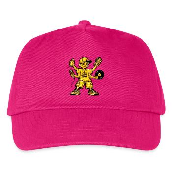 Hip Hop Musik Dance Graffiti - Kinder Basecap - Fuchsia - Vorne